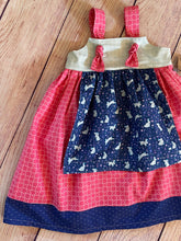 Load image into Gallery viewer, Bunny Apron Knot Dress size 5
