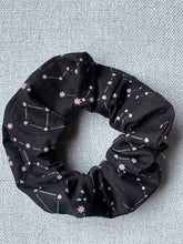 Load image into Gallery viewer, Black/Blue/Pink Constellation Scrunchie
