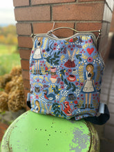 Load image into Gallery viewer, Women’s Large Backpack in Wonderland Fabric
