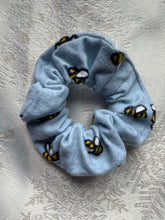 Load image into Gallery viewer, 4” Bumblebee Super Snuggle Flannel Scrunchie
