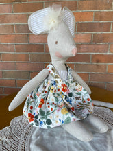 Load image into Gallery viewer, Millie Mouse Handmade Linen Doll
