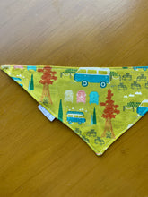 Load image into Gallery viewer, Small Sized Green Adventure Dog Bandanna
