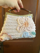 Load image into Gallery viewer, Floral Chenille Clutch bag

