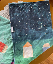 Load image into Gallery viewer, Under a Paper Moon Minky Blanket
