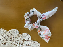 Load image into Gallery viewer, Springtime Floral Knot Tie Scrunchie
