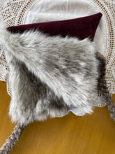 Load image into Gallery viewer, 12-18 month size Corduroy/faux fur Pixie Hat
